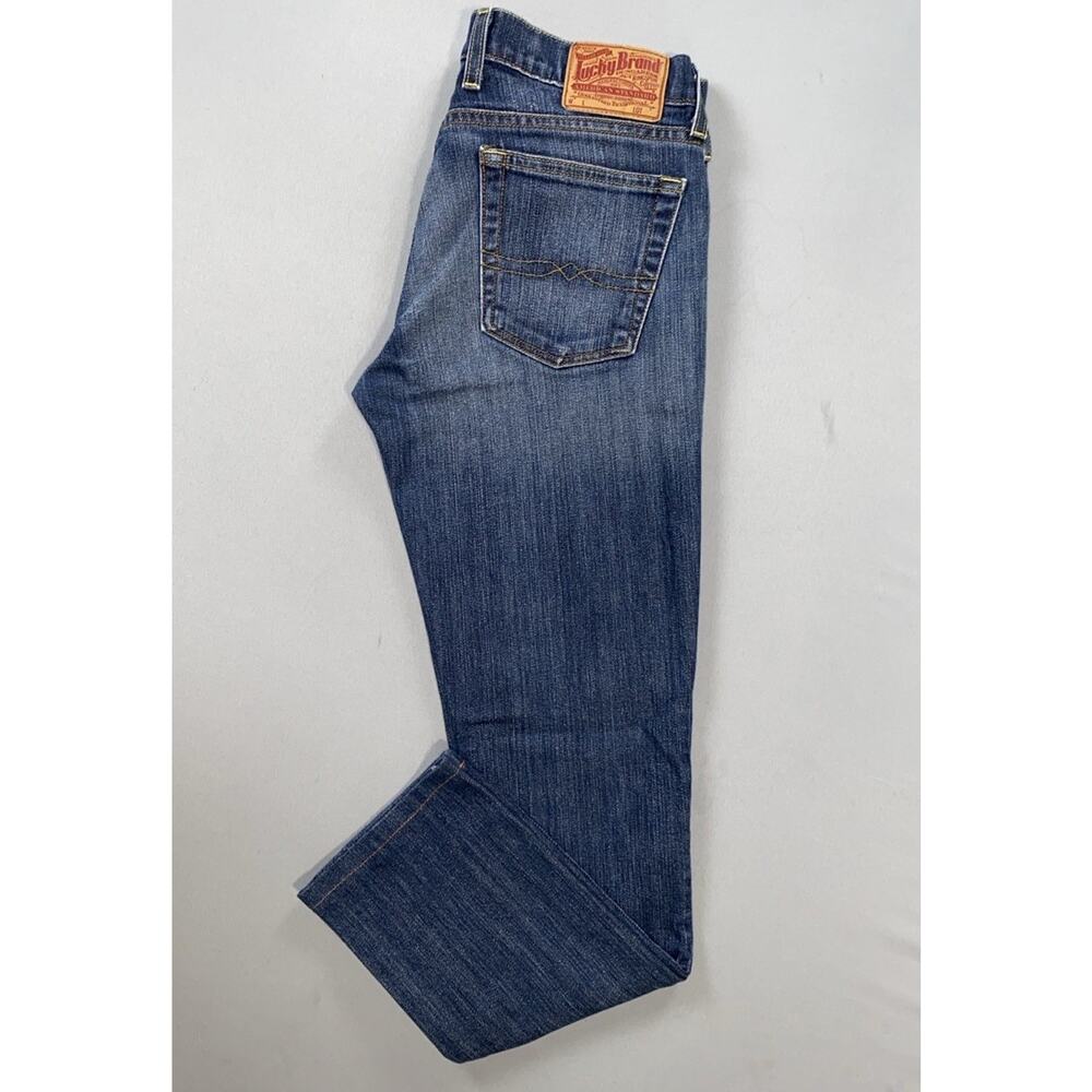 Lucky Brand Vintage USA Made Sundown Straight Stretch Denim Jeans. Women's 28.